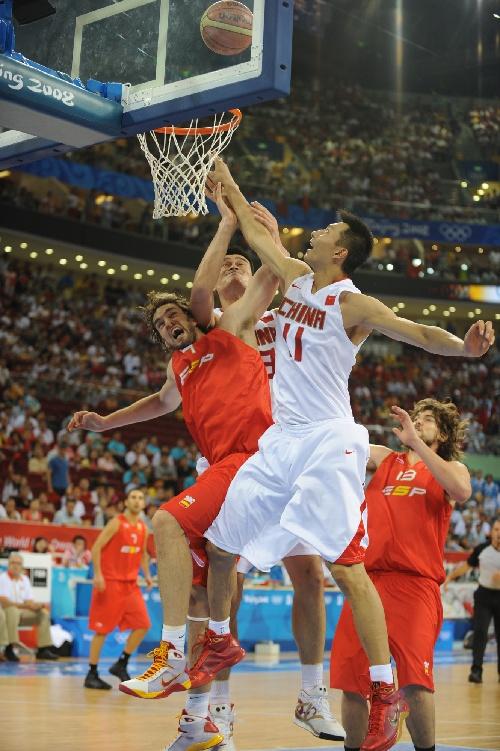 奥运会篮球中国vs西班牙